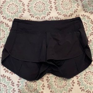 Lululemon speed up running shorts